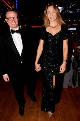 Prof. med Dr. Hans Theiss CSU MdB Dr. Regine Theiss Kickbox Weltmeisterin Muenchen 17.01.2026 Paulaner am Nockherberg Muenchner Gschichten CSU Schwarzweiss Ball Foto Muenchen