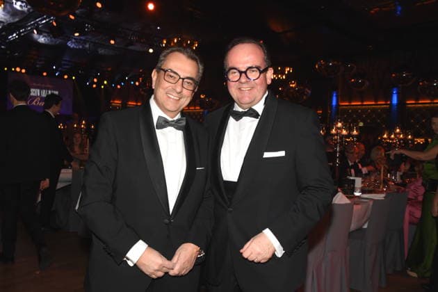 Stavros Konstatinidis Clemens Baumgaertner CSU Kommunalreferent a.D. Buergermeister Kandidat Muenchen 17.01.2026 Paulaner am Nockherberg Muenchner Gschichten CSU Schwarzweiss Ball Foto Muenchen