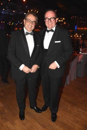 Stavros Konstatinidis Clemens Baumgaertner CSU Kommunalreferent a.D. Buergermeister Kandidat Muenchen 17.01.2026 Paulaner am Nockherberg Muenchner Gschichten CSU Schwarzweiss Ball Foto Muenchen