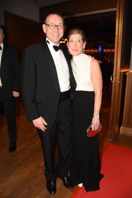 Hans Chantal Hammer CSU Stadtrat Veranstalter Muenchen 17.01.2026 Paulaner am Nockherberg Muenchner Gschichten CSU Schwarzweiss Ball Foto Muenchen