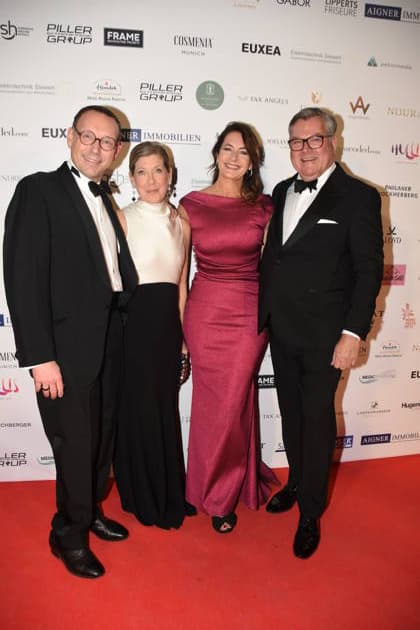 Hans Chantal Hammer CSU Stadtrat Veranstalter Nathalie Josef Schmid CSU MdL Organisatoren Muenchen 17.01.2026 Paulaner am Nockherberg Muenchner Gschichten CSU Schwarzweiss Ball Foto Muenchen