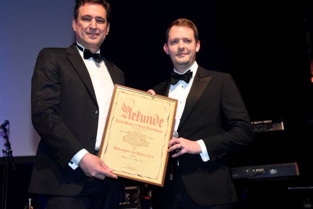 Georg Eisenreich CSU Justitzminister Unternehmer des Jahres Daniel Metzler und Josef Fleischmann, -Abwesend -Isar Aerospace Muenchen 17.01.2026 Paulaner am Nockherberg Muenchner Gschichten CSU Schwarzweiss Ball Foto Muenchen