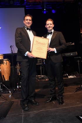 Georg Eisenreich CSU Justitzminister Unternehmer des Jahres Daniel Metzler und Josef Fleischmann, -Abwesend -Isar Aerospace Muenchen 17.01.2026 Paulaner am Nockherberg Muenchner Gschichten CSU Schwarzweiss Ball Foto Muenchen