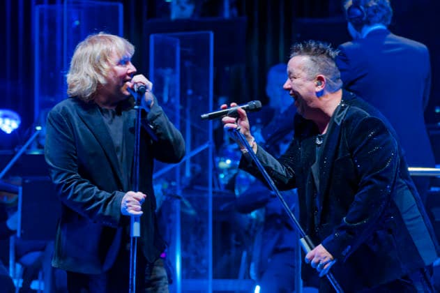 Tobias Künzel und Sebastian Krumbiegel von Die Prinzen live bei einem Konzert der Symphonica -Tour zum 35 jährigen Bandjubläum mit dem Orchester der Thüringen Philharmonie Gotha-Eisenach im Kuppelsaal. Hannover, 17.01.2026