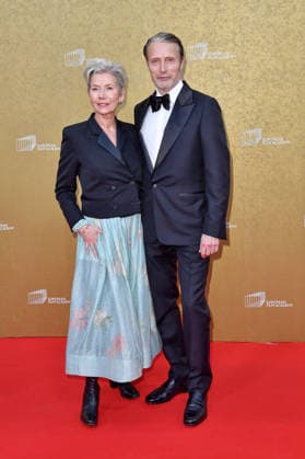 Hanne Jacobsen mit Ehemann Mads Mikkelsen bei der Verleihung des EUROPEAN FILM AWARDS 2026 in Berlin am 17.01.2026