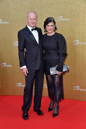 Stellan Skarsgard mit Ehefrau Megan Everett-Skarsgard bei der Verleihung des EUROPEAN FILM AWARDS 2026 in Berlin am 17.01.2026