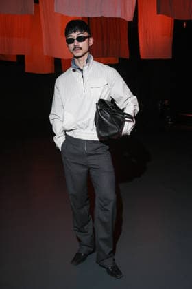 Milan, Milan Men s Fashion Week: Fall Winter 2026 - Men s Fashion, Fall Winter 2026 - QASIMI Fashion Show - front row In the photo: Chris Whly  Copyright: xRiccardoxGIordanox xipa-agency.netx xRiccardoxGiordanox IPA_Agency_IPA70250062