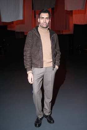 Milan, Milan Men s Fashion Week: Fall Winter 2026 - Men s Fashion, Fall Winter 2026 - QASIMI Fashion Show - front row In the photo: Jeetendr Sehdev  Copyright: xRiccardoxGIordanox xipa-agency.netx xRiccardoxGiordanox IPA_Agency_IPA70250074