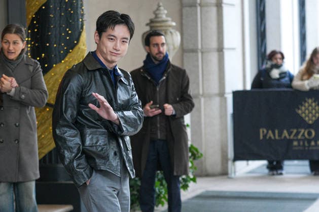 Milan, Milan Men s Fashion Week: Fall Winter 2026 - Men s Fashion, Fall Winter 2026 - Prada Fashion Show - Guests leaving the Hotel Paris. In the photo: Kentaro Sakaguchi  Copyright: xRiccardoxGIordanox xipa-agency.netx xRiccardoxGiordanox IPA_Agency_IPA70250922