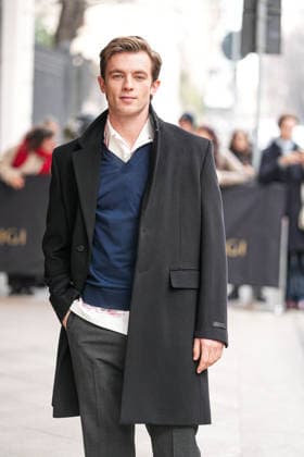 Milan, Milan Men s Fashion Week: Fall Winter 2026 - Men s Fashion, Fall Winter 2026 - Prada Fashion Show - Guests leaving the Hotel Paris. In the photo: Jannis Niewöhner  Copyright: xRiccardoxGIordanox xipa-agency.netx xRiccardoxGiordanox IPA_Agency_IPA70250976