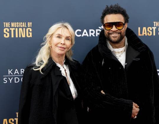 AMSTERDAM - Trudie Styler (STING s wife) and singer Shaggy (Orville Richard Burrell) walked the red carpet at the world premiere of Sting s The Last Ship at CarrÃ . SANDER KONING ANP netherlands out - belgium out  Copyright: xx x547893473x originalFilename: 547893473.jpg