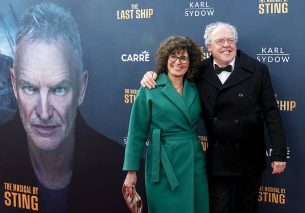 AMSTERDAM Comedian Bert Visscher and his wife Pien Visscher on the red carpet at the world premiere of Sting s The Last Ship at CarrÃ . SANDER KONING ANP netherlands out - belgium out  Copyright: xx x547893526x originalFilename: 547893526.jpg