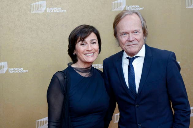Europäischer Filmpreis, Ankunft im Haus der Kulturen der Welt, Berlin, 17.01.2026 Sandra Maischberger und Jan Kerhart bei der Ankunft zum Europäischen Filmpreis im Haus der Kulturen der Welt in Berlin am 17.01.2026 Berlin Haus der Kulturen der Welt Copyright: xAnitaxBuggex
