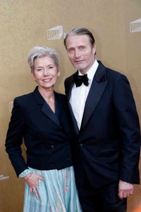 Europäischer Filmpreis, Ankunft im Haus der Kulturen der Welt, Berlin, 17.01.2026 Hanne Jacobsen und Mads Mikkelsen bei der Ankunft zum Europäischen Filmpreis im Haus der Kulturen der Welt in Berlin am 17.01.2026 Berlin Haus der Kulturen der Welt Copyright: xAnitaxBuggex