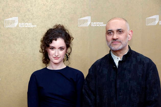 Europäischer Filmpreis, Ankunft im Haus der Kulturen der Welt, Berlin, 17.01.2026 Flavia Mazzarino und Kamal Aljafari bei der Ankunft zum Europäischen Filmpreis im Haus der Kulturen der Welt in Berlin am 17.01.2026 Berlin Haus der Kulturen der Welt Copyright: xAnitaxBuggex