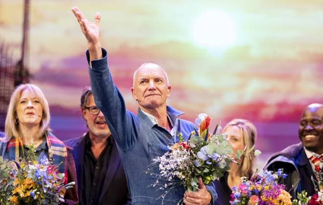 AMSTERDAM - Sting (Gordon Matthew Thomas Sumner) during the photocall after the world premiere of Sting s The Last Ship at CarrÃ . SANDER KONING ANP netherlands out - belgium out  Copyright: xx x547912286x originalFilename: 547912286.jpg