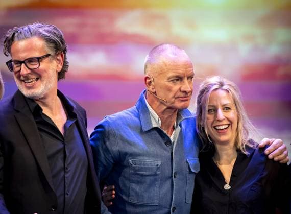AMSTERDAM - Sting (Gordon Matthew Thomas Sumner) during the photocall after the world premiere of Sting s The Last Ship at CarrÃ . SANDER KONING ANP netherlands out - belgium out  Copyright: xx x547920187x originalFilename: 547920187.jpg