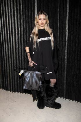 Milan Fashion Week - Men F W 2026-27 Victor Hart Men and Women Fashion Show Front Row Milan, Italy Paula Dasianu Milan Fashion Week - Men F W 2026-27 Victor Hart Men and Women Fashion Show Front Row Milan, Italy 18th January 2026 SGPItalia id 134355_001 Not Exclusive  Copyright: xJohnnyxDallaxLibera SGPx