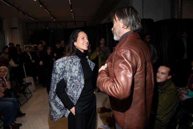 Milan Fashion Week - Men F W 2026-27 Victor Hart Men and Women Fashion Show Front Row Milan, Italy Silvia Negri Friman;Guest Milan Fashion Week - Men F W 2026-27 Victor Hart Men and Women Fashion Show Front Row Milan, Italy 18th January 2026 SGPItalia id 134355_001 Not Exclusive  Copyright: xJohnnyxDallaxLibera SGPx