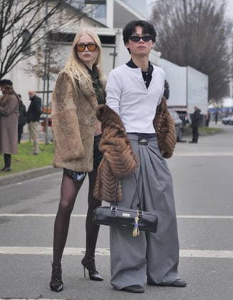 Milan, Milan Men s Fashion Week: Fall Winter 2026 2027 - Men s Fashion, Fall Winter 2026. - Prada fashion show - In the photo Guest  Copyright: xLucaxPontix xipa-agency.netx xLucaPonti IpaAgencyx IPA_Agency_IPA70265130