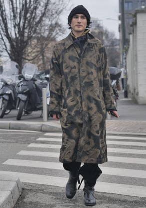 Milan, Milan Men s Fashion Week: Fall Winter 2026 2027 - Men s Fashion, Fall Winter 2026. - Prada fashion show - In the photo Guest  Copyright: xLucaxPontix xipa-agency.netx xLucaPonti IpaAgencyx IPA_Agency_IPA70265259