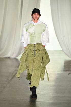 Milan, Milan Men s Fashion Week: Fall Winter 2026 - Men s Fashion, Fall Winter 2026 - Saul Nash fashion show. Fashion show photo: model  Copyright: xSimonaxChiocciax xipa-agency.netx xFotosickix IPA_Agency_IPA70272340