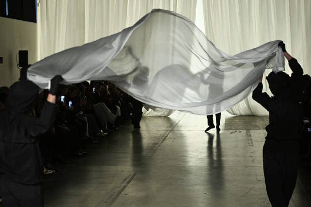 Milan, Milan Men s Fashion Week: Fall Winter 2026 - Men s Fashion, Fall Winter 2026 - Saul Nash fashion show. Fashion show photo: model  Copyright: xSimonaxChiocciax xipa-agency.netx xFotosickix IPA_Agency_IPA70272529