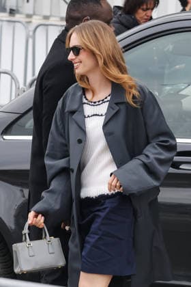 Milan, Milan Fashion Week Menswear Fall Winter 2026 2027 - Men s Fashion, Fall Winter 2026 2027 - Prada Fashion Show - Guest Arrivals. Pictured: Maya Hawke (actress and singer)  Copyright: xAlessandroxBremecx xipa-agency.netx xx IPA_Agency_IPA70274684