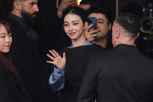 Milan, Milan Fashion Week Menswear Fall Winter 2026 2027 - Men s Fashion, Fall Winter 2026 2027 - Prada Fashion Show - Guest Arrivals. Pictured: Karina (South Korean singer, member and leader of the group Aespa)  Copyright: xAlessandroxBremecx xipa-agency.netx xx IPA_Agency_IPA70274709