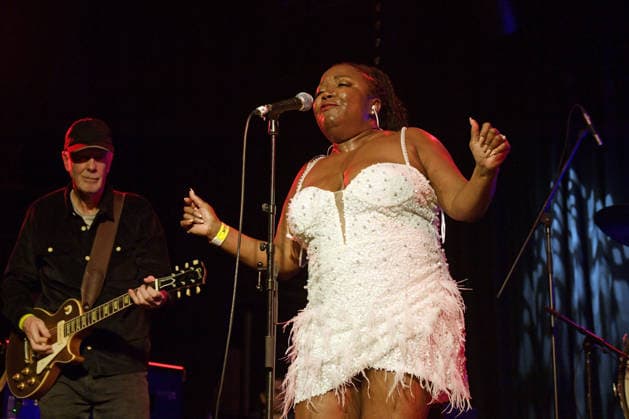 Robbin Kapsalis performing at The January Blues Festival LONDON, ENGLAND - JANUARY 18: Robbin Kapsalis performing at The January Blues Festival at 229 The Venue on January 18, 2026 in London, England. CAP MAR MAR Great Britain Copyright: xMartinxHarris CapitalxPicturesx