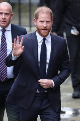 . 19 01 2026. London, United Kingdom. Prince Harry, the Duke of Sussex, arriving for the start of his legal case against Associated Newspapers, at the High Court in London.  xStephenxLockx xi-Imagesx IIM-26515-0006