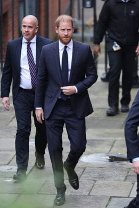 . 19 01 2026. London, United Kingdom. Prince Harry, the Duke of Sussex, arriving for the start of his legal case against Associated Newspapers, at the High Court in London.  xStephenxLockx xi-Imagesx IIM-26515-0008