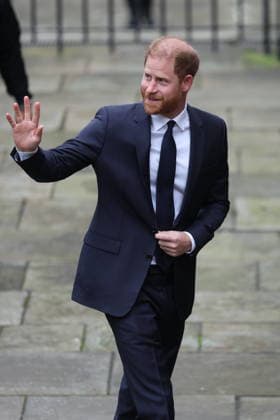 . 19 01 2026. London, United Kingdom. Prince Harry, the Duke of Sussex, arriving for the start of his legal case against Associated Newspapers, at the High Court in London.  xStephenxLockx xi-Imagesx IIM-26515-0009
