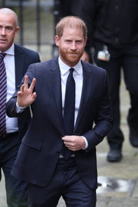 . 19 01 2026. London, United Kingdom. Prince Harry, the Duke of Sussex, arriving for the start of his legal case against Associated Newspapers, at the High Court in London.  xStephenxLockx xi-Imagesx IIM-26515-0015