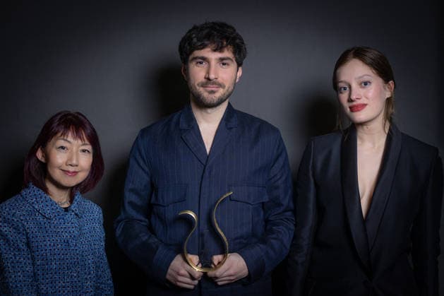 Exclusive - Ceremonie Des Lumieres 2026 - Portrait Exclusive - Kuriko Sato, Guillaume Marbeck Best Male Revelation, Nadia Tereszkiewicz attends the Ceremonie Des Lumieres 31th International Press Award Ceremony at l Institut du Monde Arabe on January 18, 2026 in Paris, France. Photo by Nasser Berzane ABACAPRESS.COM Paris France  Copyright: xBerzanexNasser ABACAx