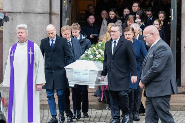 Gravferdsseremonien for Sverre Anker Ousdal Oslo 20260119. Skuespiller Sverre Anker Ousdal bisettes i Oslo domkirke mandag. Ousdal dode 3. januar etter et kort sykehusopphold, 81 ar gammel. Foto: Heiko Junge NTB POOL Oslo Norge QOu41279Dcc EDITORIAL USE ONLY Ref:_BNC_ENTQOu41279Dcc.jpg Copyright: xHeikoxJungex xNTBx