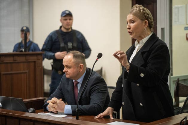 Former Ukrainian Prime Minister Tymoshenko attends a hearing at the High Anti-corruption court in Kyiv KYIV, UKRAINE - JANUARY 19: Former Ukrainian Prime Minister Yuliia Tymoshenko attends a court hearing in the case of bribery in the High Anti-corruption court of Ukraine in Kyiv, Ukraine on January 19, 2026. Danylo Antoniuk Anadolu Kyiv Ukraine. Editorial use only. Please get in touch for any other usage.  Copyright: x2026xAnadoluxDanyloxAntoniukx