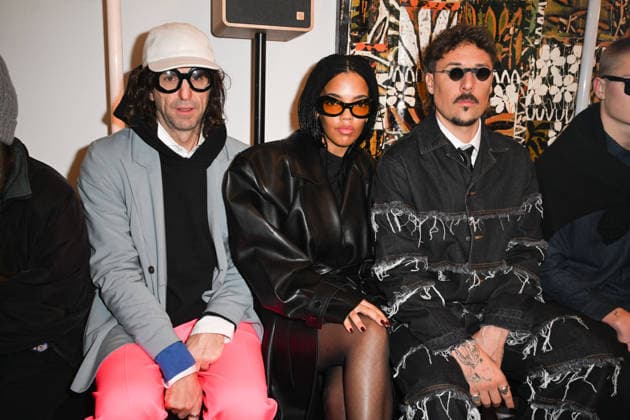 Milan, Milan Men s Fashion Week: Fall Winter 2026 - Men s Fashion, Fall Winter 2026 - David Catalan show. Front row. Pictured: Lafayette, Miguel Cristovinho  Copyright: xSimonaxChiocciax xipa-agency.netx xFotosickix IPA_Agency_IPA70288413