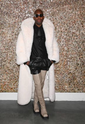 Milan, Milan Men s Fashion Week: Fall Winter 2026 - Men s Fashion, Fall Winter 2026 - Miguel Vieira show. Front row. Pictured: Edem Adobaya  Copyright: xSimonaxChiocciax xipa-agency.netx xFotosickix IPA_Agency_IPA70289241