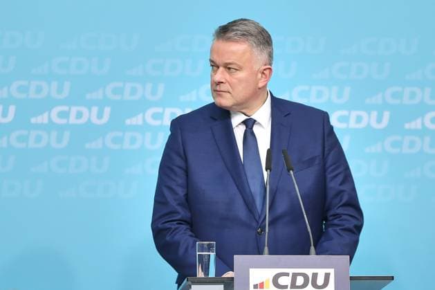 Berlin, Deutschland, 19.01.2026: Konrad-Adenauer-Haus: Pressekonferenz in der CDU-Bundesgeschäftsstelle: Gordon Schnieder (CDU) *** Berlin, Germany, 19 01 2026 Konrad Adenauer Haus Press conference at the CDU Federal Office Gordon Schnieder CDU Copyright: xdtsxNachrichtenagenturx dts_102411
