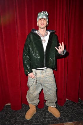 Milan, Milan Men s Fashion Week: Fall Winter 2026 - Men s Fashion, Fall Winter 2026. - PDF - fashion show . arrivals. Pictured: Icy Subzero  Copyright: xSimonaxChiocciax xipa-agency.netx xFotosickix IPA_Agency_IPA70306541