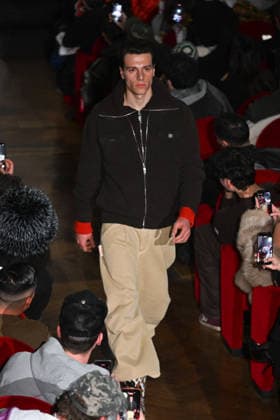 Milan, Milan Men s Fashion Week: Fall Winter 2026 - Men s Fashion, Fall Winter 2026. - PDF - fashion show. catwalk. pictured: model  Copyright: xSimonaxChiocciax xipa-agency.netx xFotosickix IPA_Agency_IPA70306921