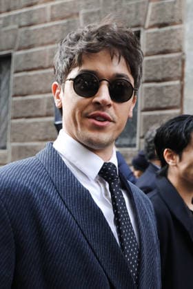 Milan, Milan Fashion Week Menswear Fall Winter 2026 2027 - Men s Fashion, Fall Winter 2026 2027 - Giorgio Armani Fashion Show - Guest Arrivals. Pictured: Tom Blyth  Copyright: xAlessandroxBremecx xipa-agency.netx xx IPA_Agency_IPA70307110
