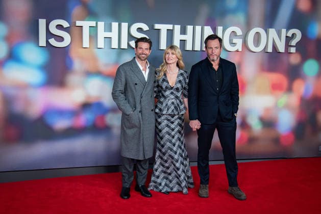 January 19, 2026, London, United Kingdom: Bradley Cooper, Laura Dern and Will Arnett attend the Is This Thing On? UK Gala Screening at Odeon Luxe West End. Is This Thing On? UK Gala Screening at Odeon Luxe West End London United Kingdom - ZUMAs197 20260119_aaa_s197_447 Copyright: xLoredanaxSangiulianox