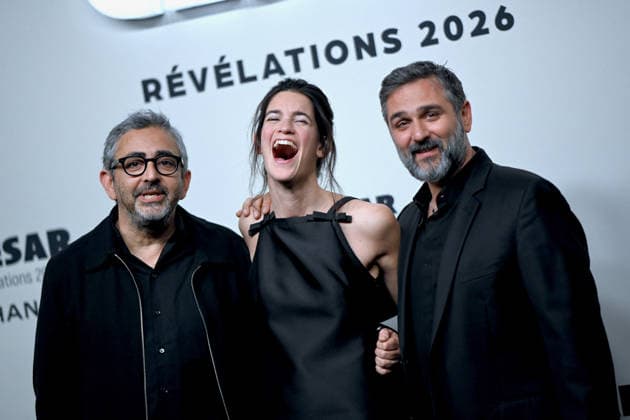 Cesar Revelations 2026 Photocall In Paris. FC PARIS, FRANCE - JANUARY 19 Eric Toledano, Suzanne Lindon and Olivier Nakache attend the Cesar - Revelations 2026 Photocall at Elysee Montmartre on January 19, 2026 in Paris, France. Photo by Franck Castel ABACAPRESS.COM Paris France  Copyright: xCastelxFranck ABACAx