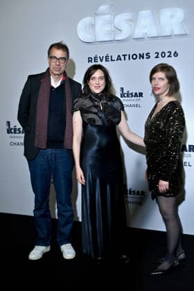 Cesar Revelations 2026 Photocall In Paris. FC PARIS, FRANCE - JANUARY 19 Dominik Moll, Claire Dumas and Judith Davis attend the Cesar - Revelations 2026 Photocall at Elysee Montmartre on January 19, 2026 in Paris, France. Photo by Franck Castel ABACAPRESS.COM Paris France  Copyright: xCastelxFranck ABACAx