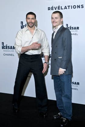 Cesar Revelations 2026 Photocall In Paris. FC PARIS, FRANCE - JANUARY 19 Tahar Rahim and Félix Lefebvre attend the Cesar - Revelations 2026 Photocall at Elysee Montmartre on January 19, 2026 in Paris, France. Photo by Franck Castel ABACAPRESS.COM Paris France  Copyright: xCastelxFranck ABACAx