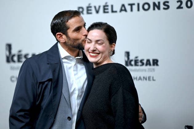 Cesar Revelations 2026 Photocall In Paris. FC PARIS, FRANCE - JANUARY 19 Sofiane Zermani and Rebecca Zlotowski attend the Cesar - Revelations 2026 Photocall at Elysee Montmartre on January 19, 2026 in Paris, France. Photo by Franck Castel ABACAPRESS.COM Paris France  Copyright: xCastelxFranck ABACAx