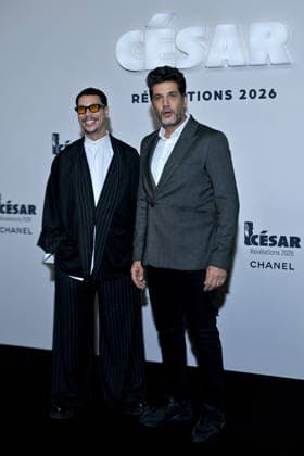 Cesar Revelations 2026 Photocall In Paris. FC PARIS, FRANCE - JANUARY 19 Ayoub Gretaa and Nabil Ayouch attend the Cesar - Revelations 2026 Photocall at Elysee Montmartre on January 19, 2026 in Paris, France. Photo by Franck Castel ABACAPRESS.COM Paris France  Copyright: xCastelxFranck ABACAx