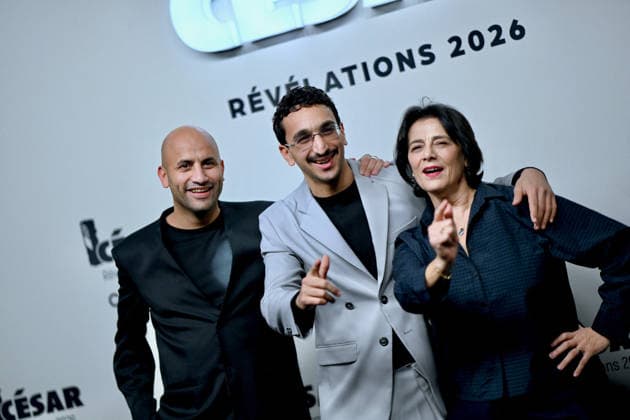 Cesar Revelations 2026 Photocall In Paris. FC PARIS, FRANCE - JANUARY 19 Younès Boucif and Hiam Abbas attend the Cesar - Revelations 2026 Photocall at Elysee Montmartre on January 19, 2026 in Paris, France. Photo by Franck Castel ABACAPRESS.COM Paris France  Copyright: xCastelxFranck ABACAx